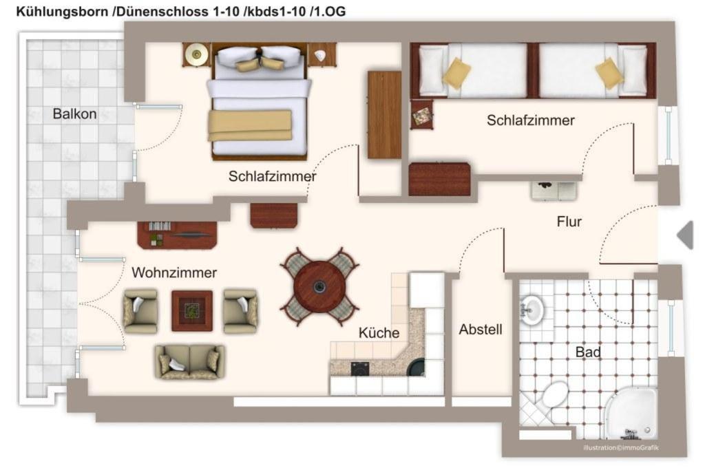 Duenenschloss Duenenschloss 1-10 Kuehlungsborn Ngoại thất bức ảnh